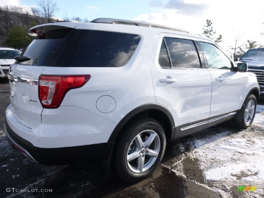 2016 Explorer XLT 4WD - Oxford White / Ebony Black photo #2