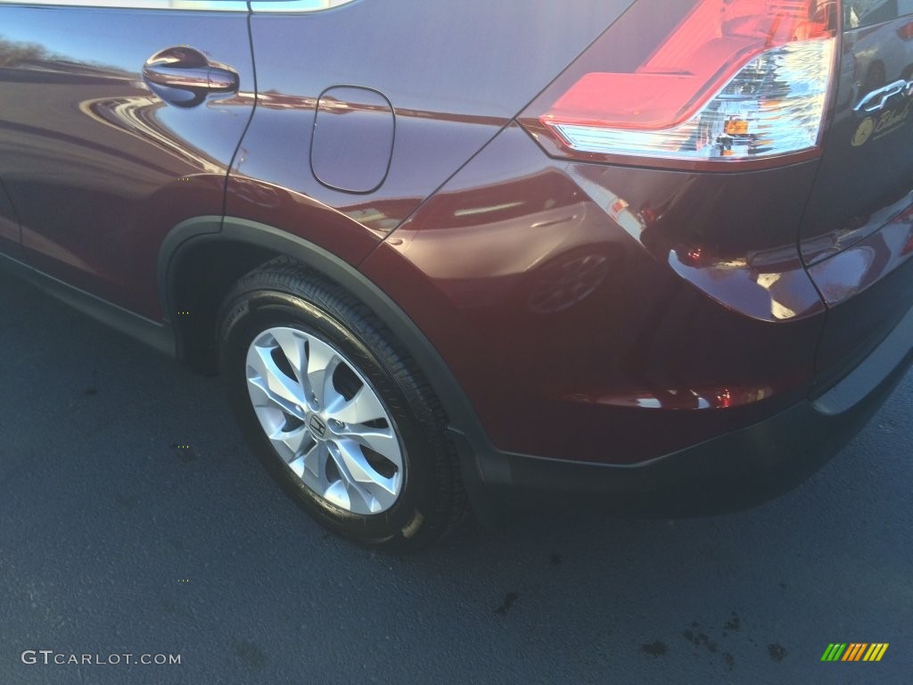 2014 CR-V EX AWD - Basque Red Pearl II / Gray photo #20