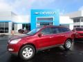 Red Jewel Tintcoat 2010 Chevrolet Traverse LT