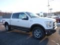 2016 White Platinum Ford F150 Lariat SuperCrew 4x4  photo #1