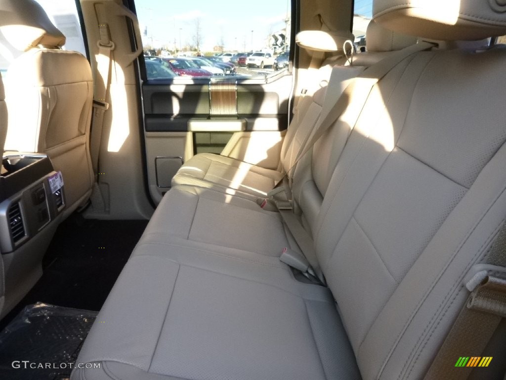 2016 F150 Lariat SuperCrew 4x4 - White Platinum / Medium Light Camel photo #7