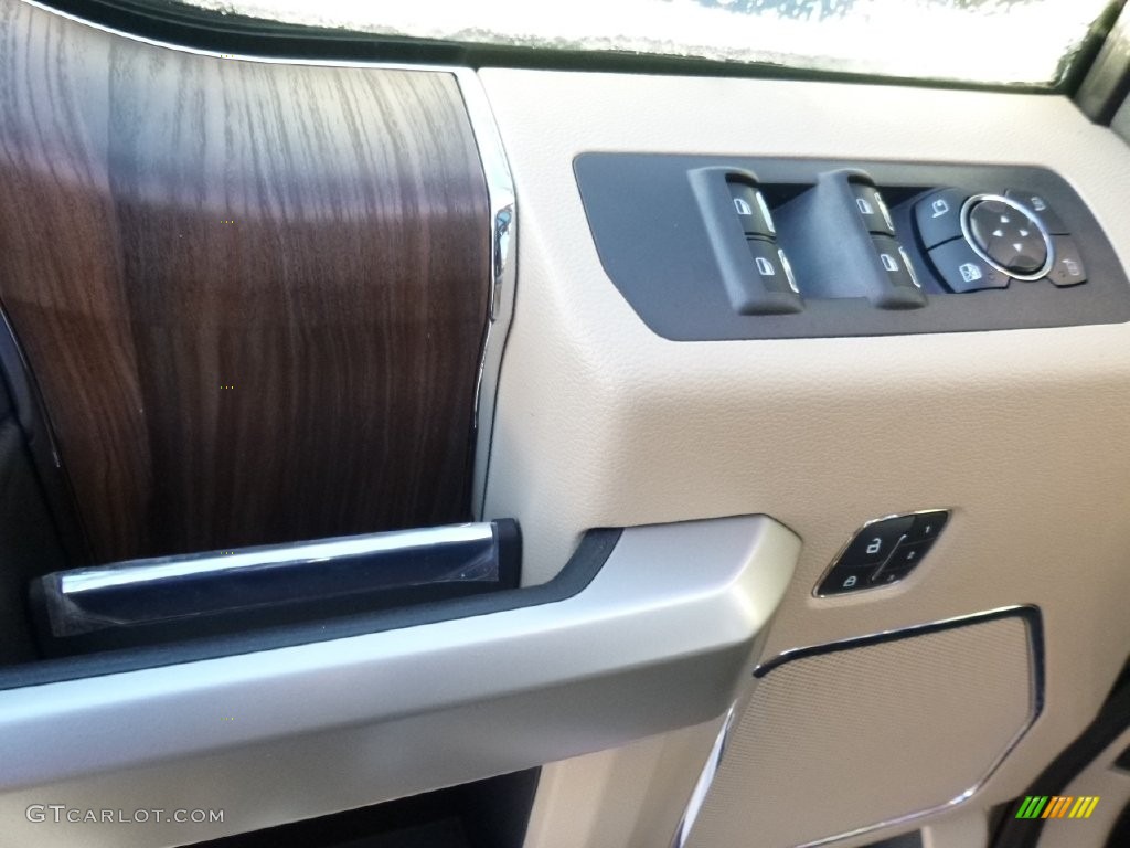 2016 F150 Lariat SuperCrew 4x4 - White Platinum / Medium Light Camel photo #9