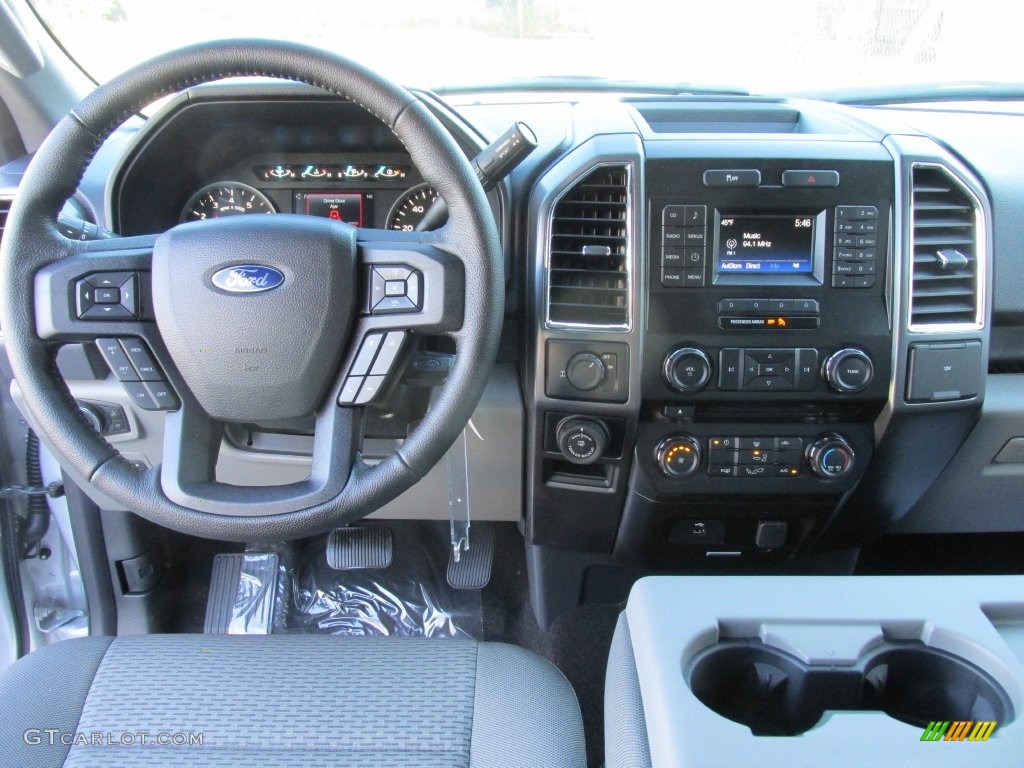 2016 F150 XLT SuperCab - Ingot Silver / Medium Earth Gray photo #25