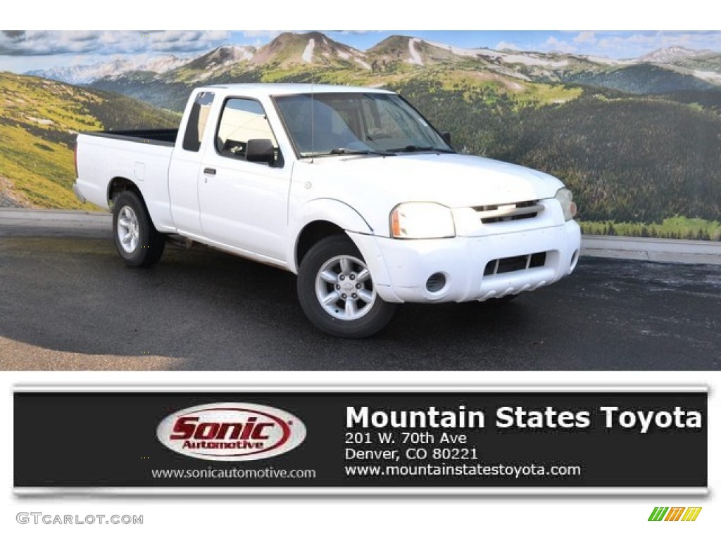 Cloud White Nissan Frontier