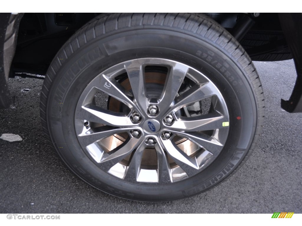 2016 F150 Lariat SuperCrew - White Platinum / Black photo #6
