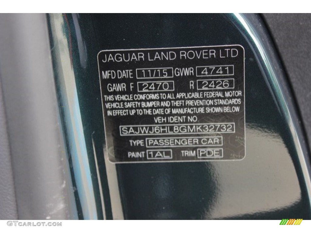 2016 F-TYPE R Convertible - British Racing Green Metallic / Jet photo #23