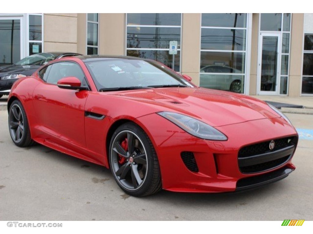 Caldera Red 2016 Jaguar F-TYPE R Coupe Exterior Photo #109821891