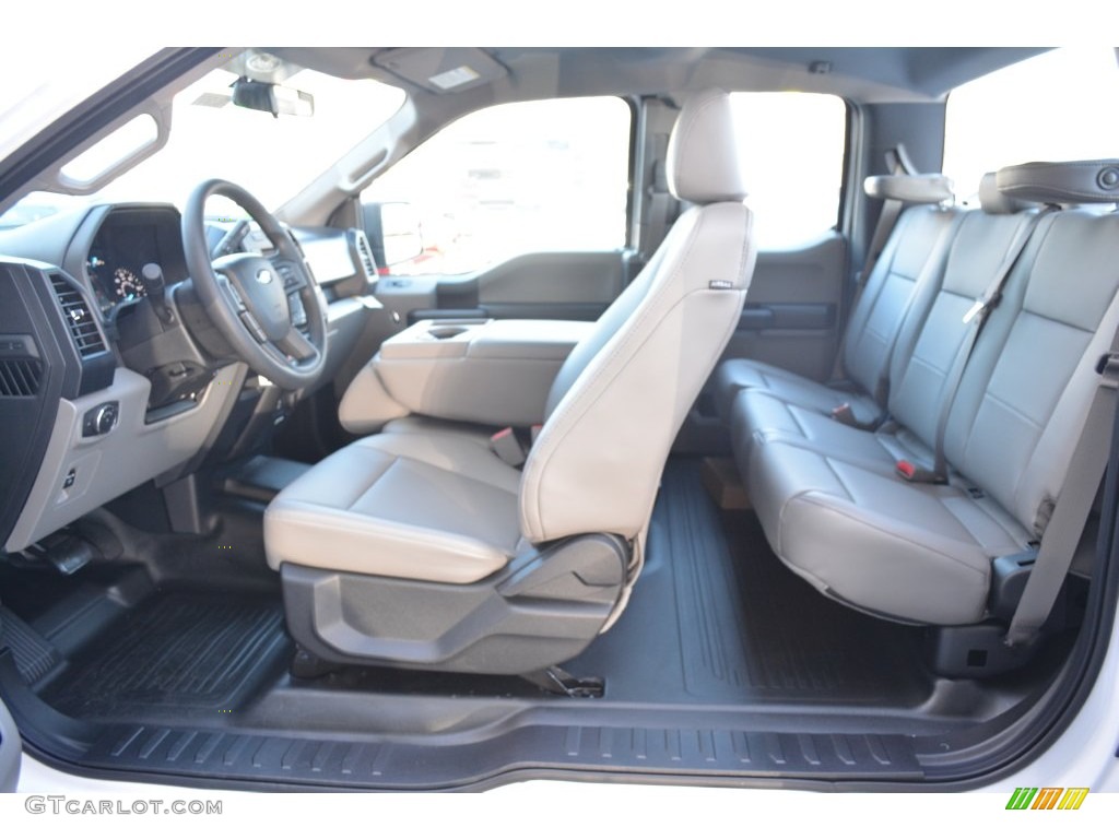 2016 F150 XL SuperCab 4x4 - Oxford White / Medium Earth Gray photo #10