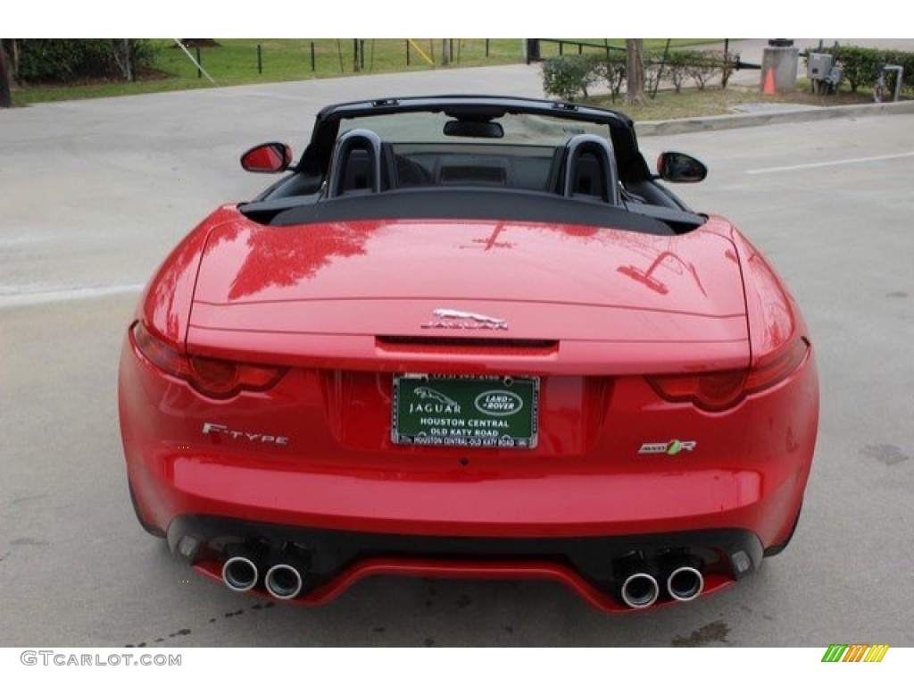 2016 F-TYPE R Convertible - Caldera Red / Jet/Red Duotone photo #10