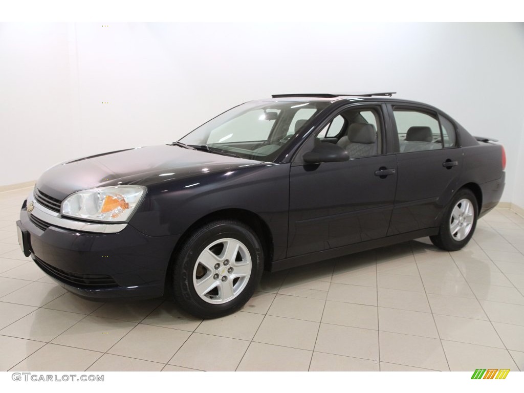 2005 Malibu LS V6 Sedan - Dark Blue Metallic / Gray photo #3