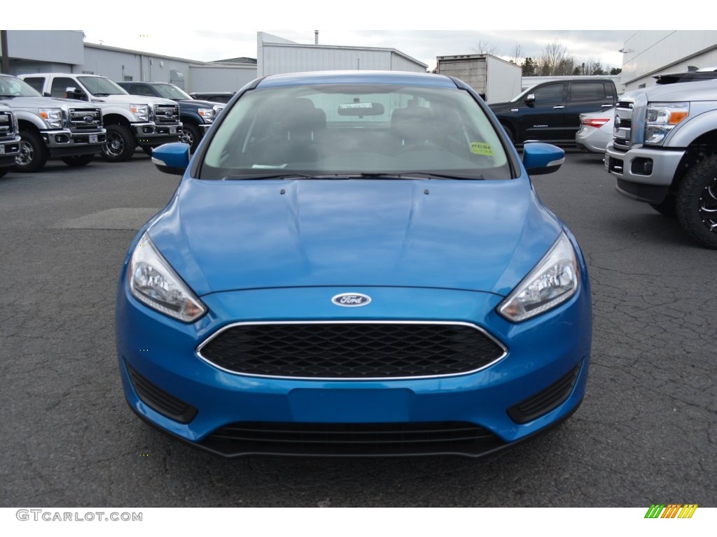 2016 Focus SE Sedan - Blue Candy / Charcoal Black photo #4