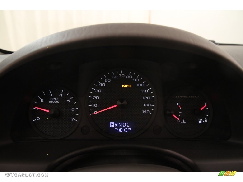 2005 Malibu LS V6 Sedan - Dark Blue Metallic / Gray photo #8