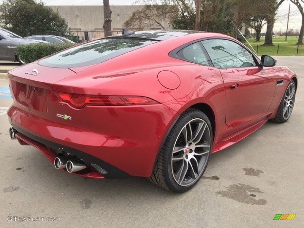 2016 F-TYPE R Coupe - Italian Racing Red Metallic / Jet photo #12