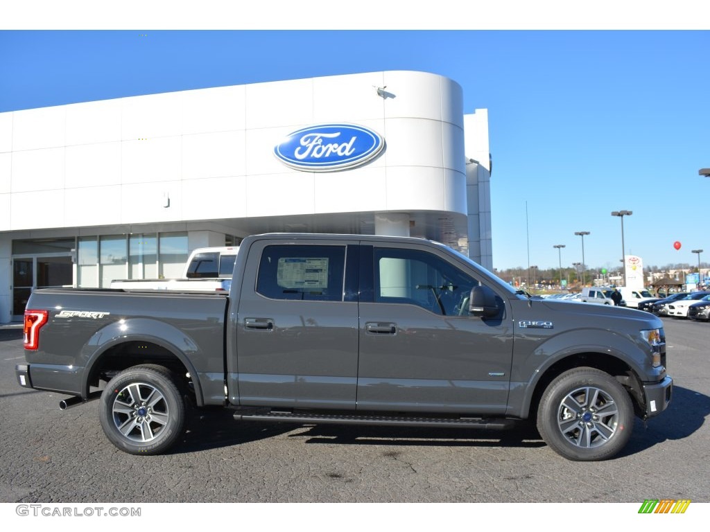 Lithium Gray 2016 Ford F150 XLT SuperCrew Exterior Photo #109822887