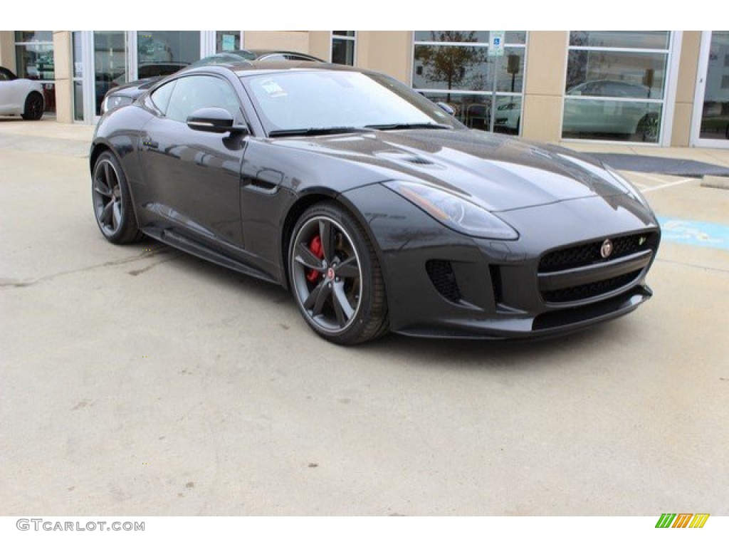 Storm Grey 2016 Jaguar F-TYPE R Coupe Exterior Photo #109822971