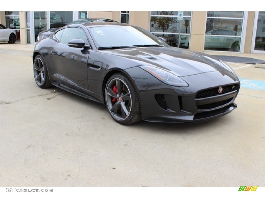 2016 F-TYPE R Coupe - Storm Grey / Jet photo #1