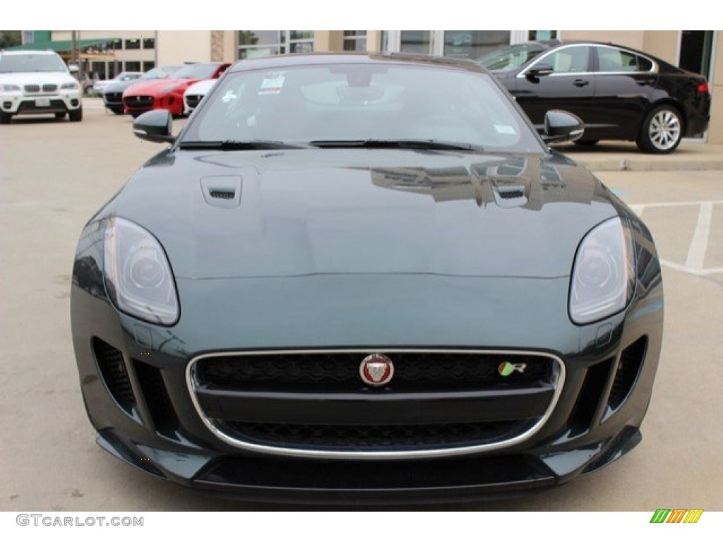 2016 F-TYPE R Coupe - British Racing Green Metallic / Jet photo #6