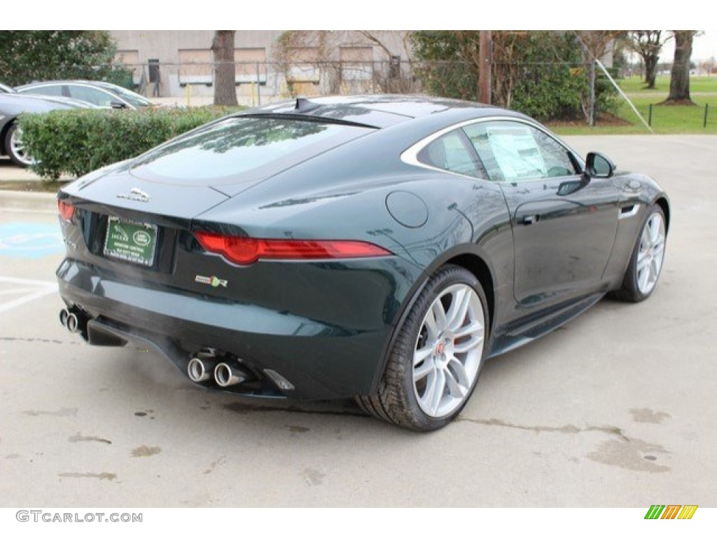 2016 F-TYPE R Coupe - British Racing Green Metallic / Jet photo #11