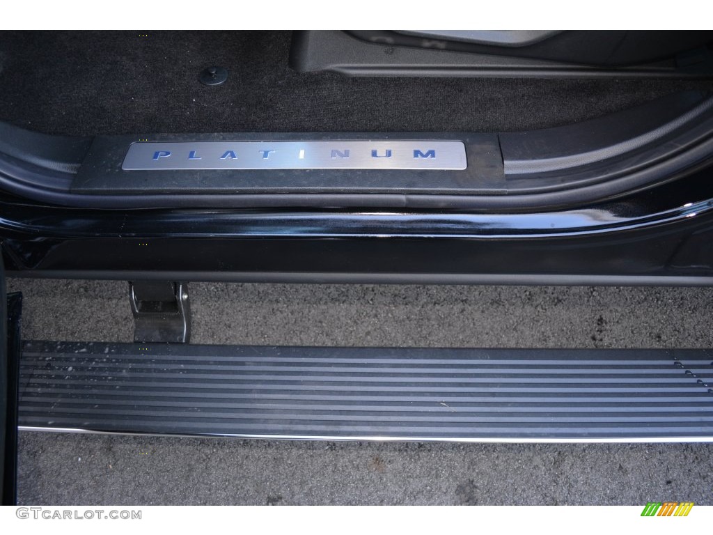 2016 F150 Platinum SuperCrew 4x4 - Shadow Black / Platinum Brunello photo #8