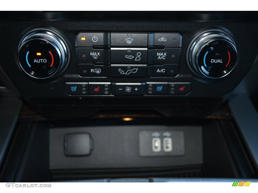 2016 F150 Platinum SuperCrew 4x4 - Shadow Black / Platinum Brunello photo #20
