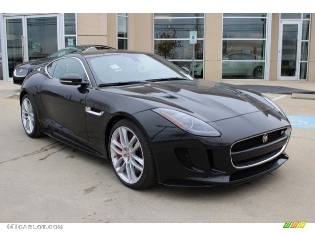 2016 F-TYPE R Coupe - Ultimate Black Metallic / Jet photo #2