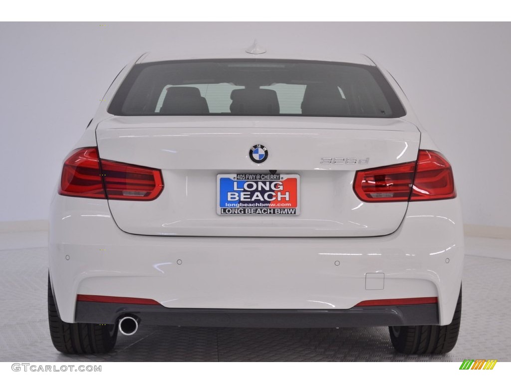 2016 3 Series 328d Sedan - Alpine White / Black photo #5