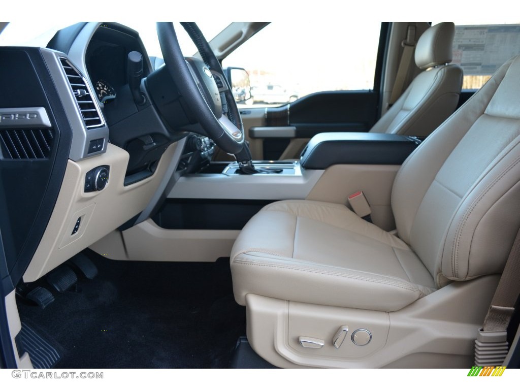 2016 F150 Lariat SuperCrew - Shadow Black / Medium Light Camel photo #9