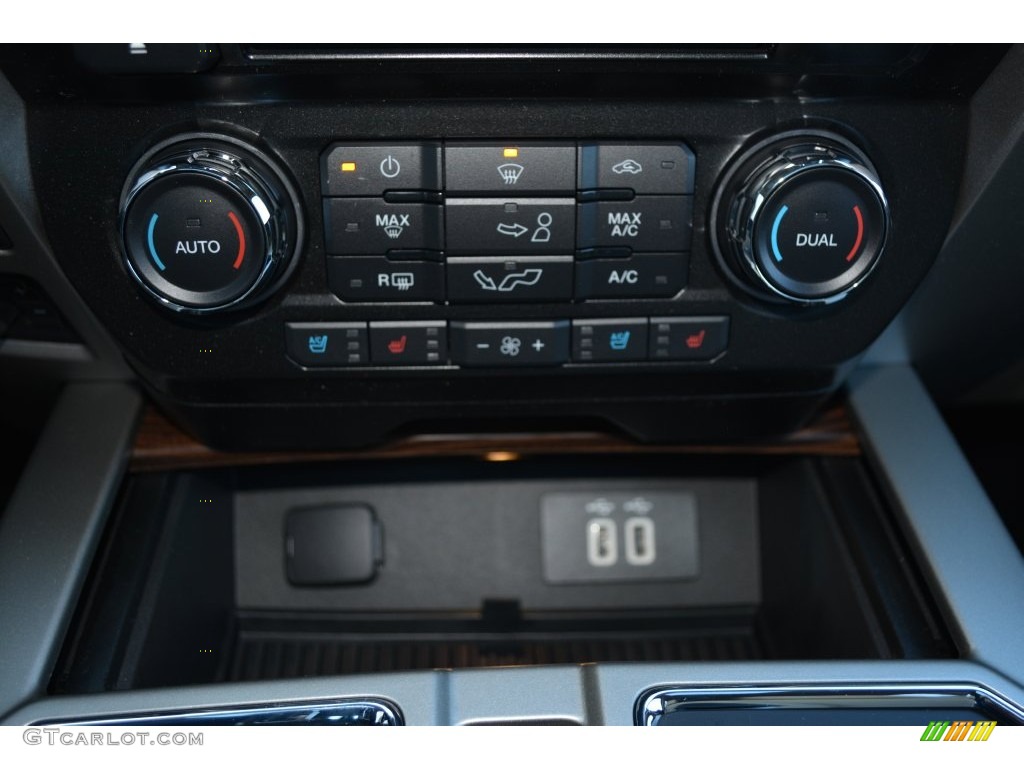 2016 F150 Lariat SuperCrew - Shadow Black / Medium Light Camel photo #17