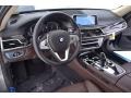 2016 BMW 7 Series Mocha Interior Prime Interior Photo