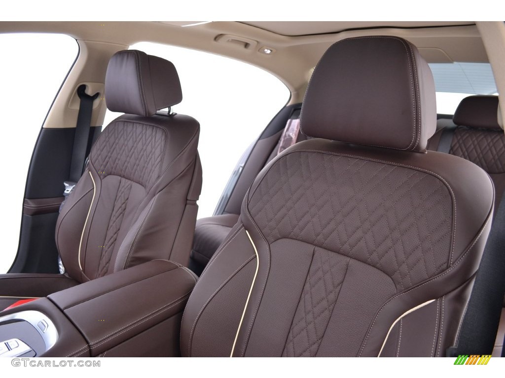 Mocha Interior 2016 BMW 7 Series 740i Sedan Photo #109826649