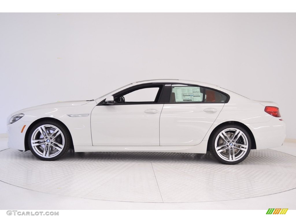 Alpine White 2016 BMW 6 Series 640i Gran Coupe Exterior Photo #109826850