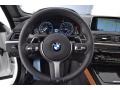 2016 BMW 6 Series Congac/Black Interior Steering Wheel Photo