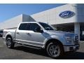 2016 Ingot Silver Ford F150 XLT SuperCrew 4x4  photo #1