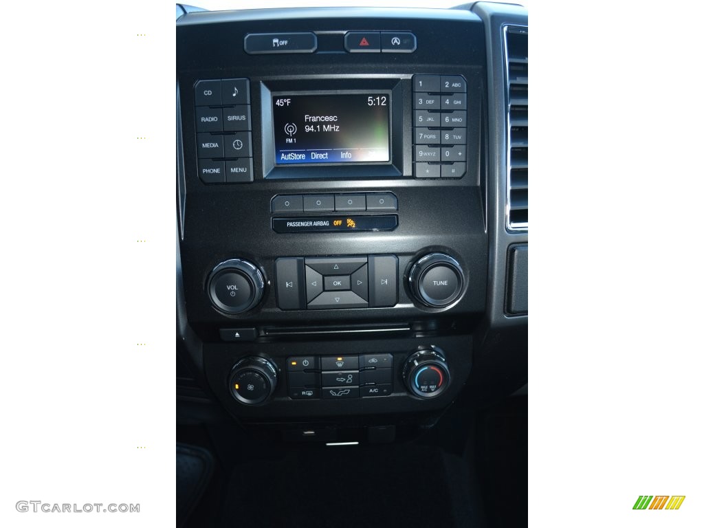 2016 F150 XLT SuperCab 4x4 - Shadow Black / Medium Earth Gray photo #12