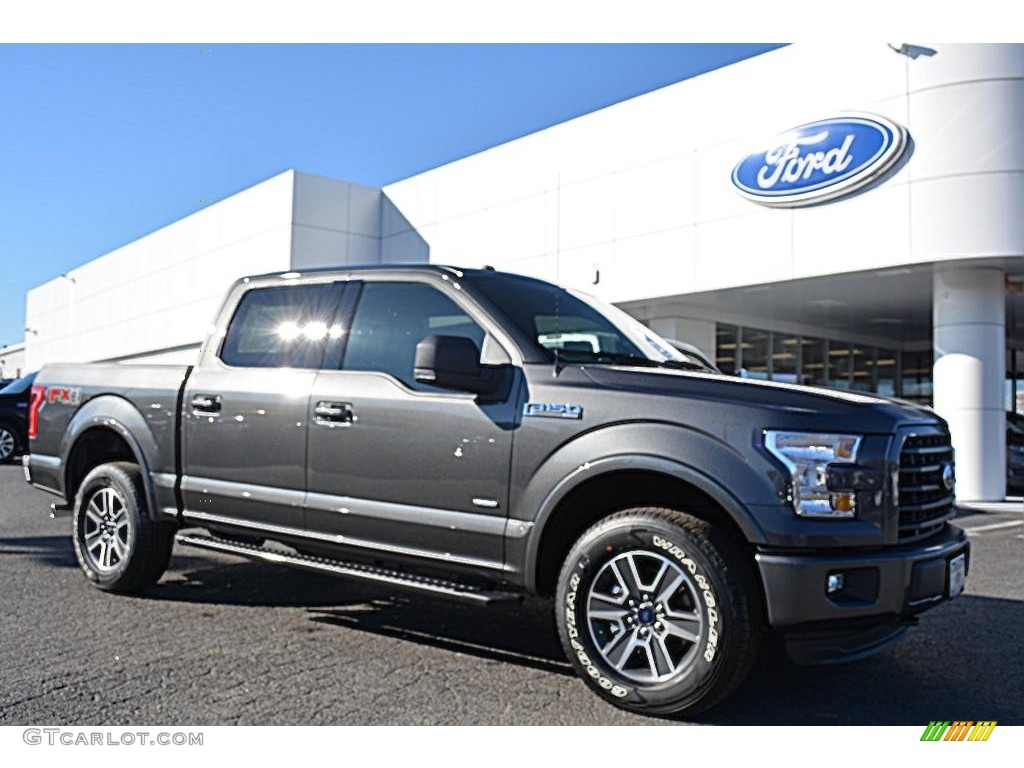 2016 F150 XLT SuperCrew 4x4 - Magnetic / Black photo #1