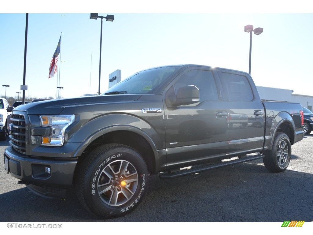 2016 F150 XLT SuperCrew 4x4 - Magnetic / Black photo #3