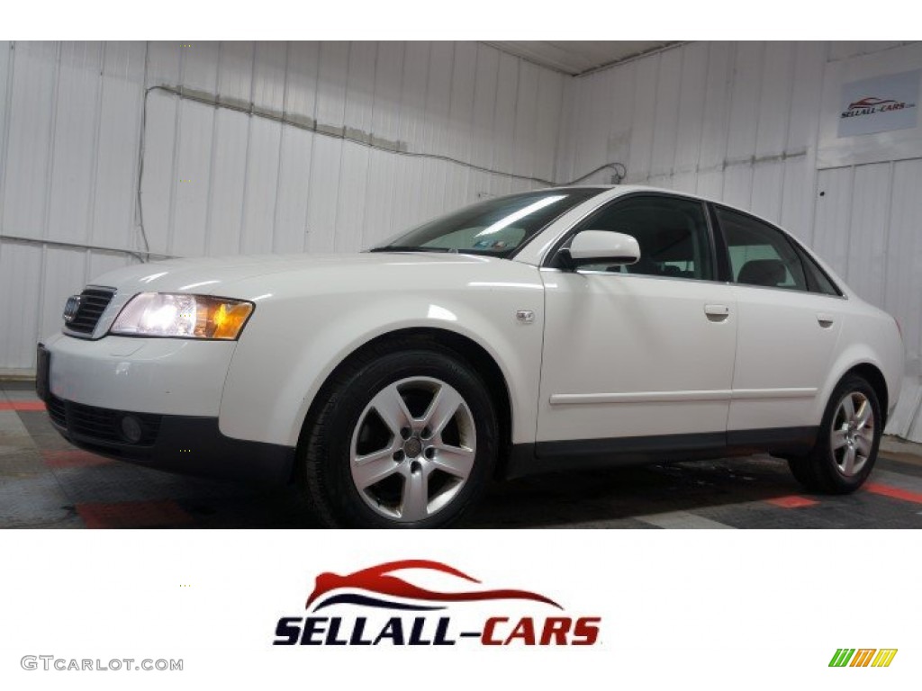 2003 A4 3.0 quattro Sedan - Polar White / Ebony photo #1
