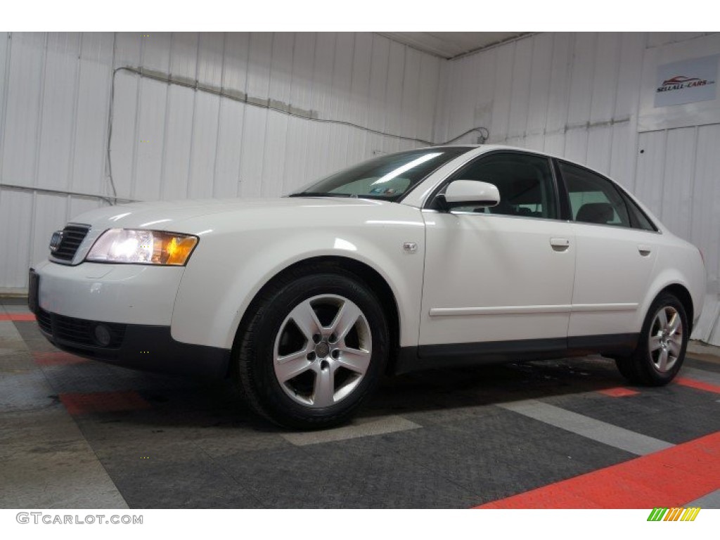 2003 A4 3.0 quattro Sedan - Polar White / Ebony photo #2