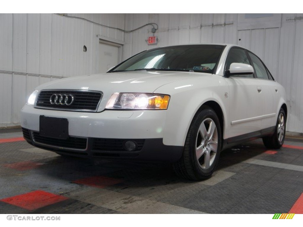 2003 A4 3.0 quattro Sedan - Polar White / Ebony photo #3