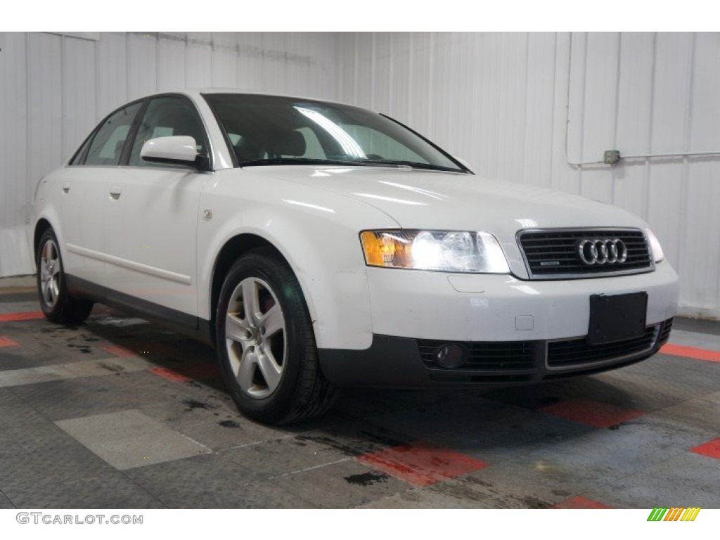 2003 A4 3.0 quattro Sedan - Polar White / Ebony photo #5