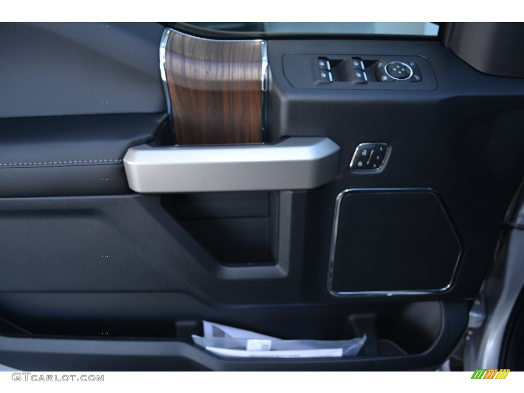 2016 F150 Lariat SuperCrew 4x4 - Ingot Silver / Black photo #8