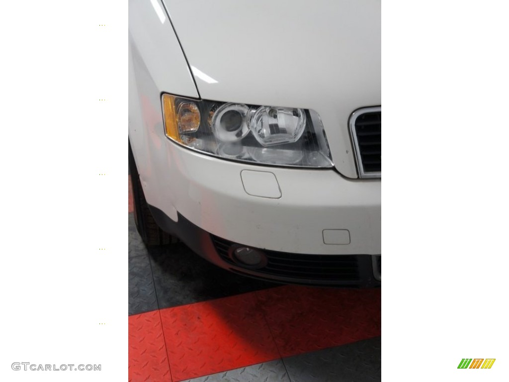 2003 A4 3.0 quattro Sedan - Polar White / Ebony photo #55