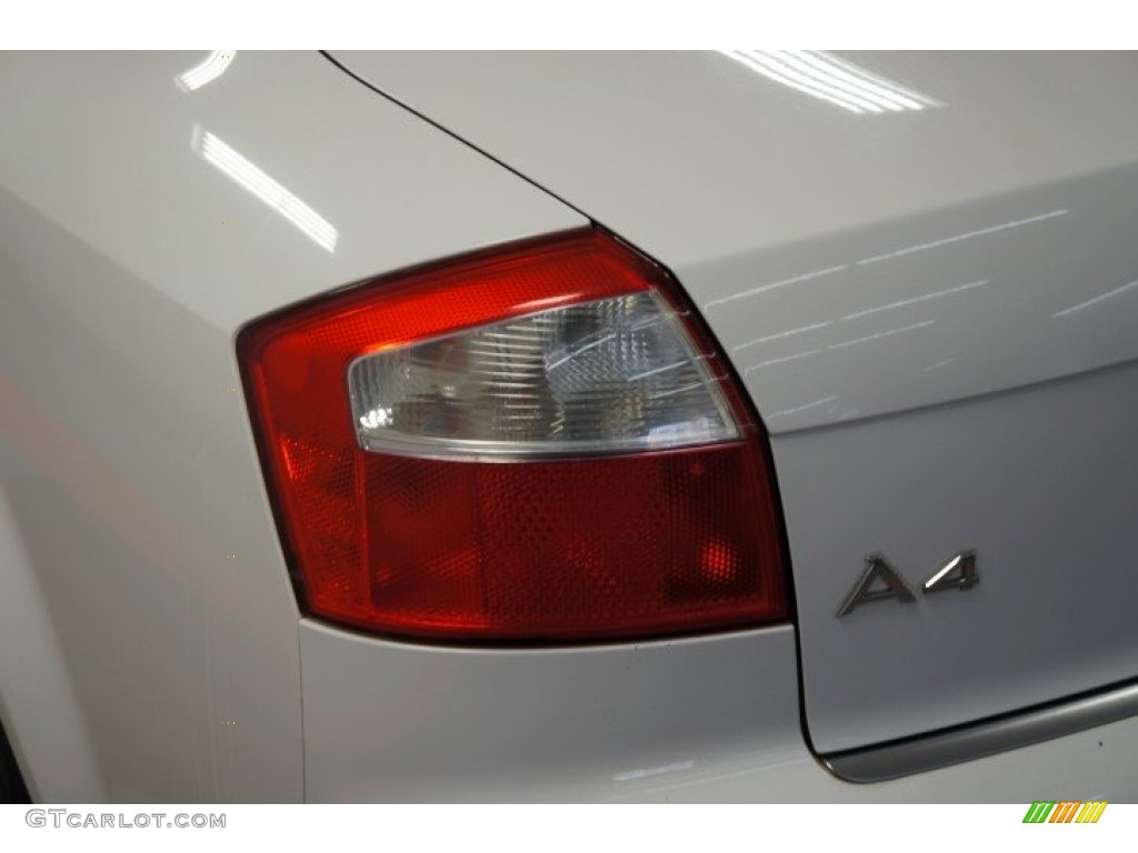 2003 A4 3.0 quattro Sedan - Polar White / Ebony photo #73