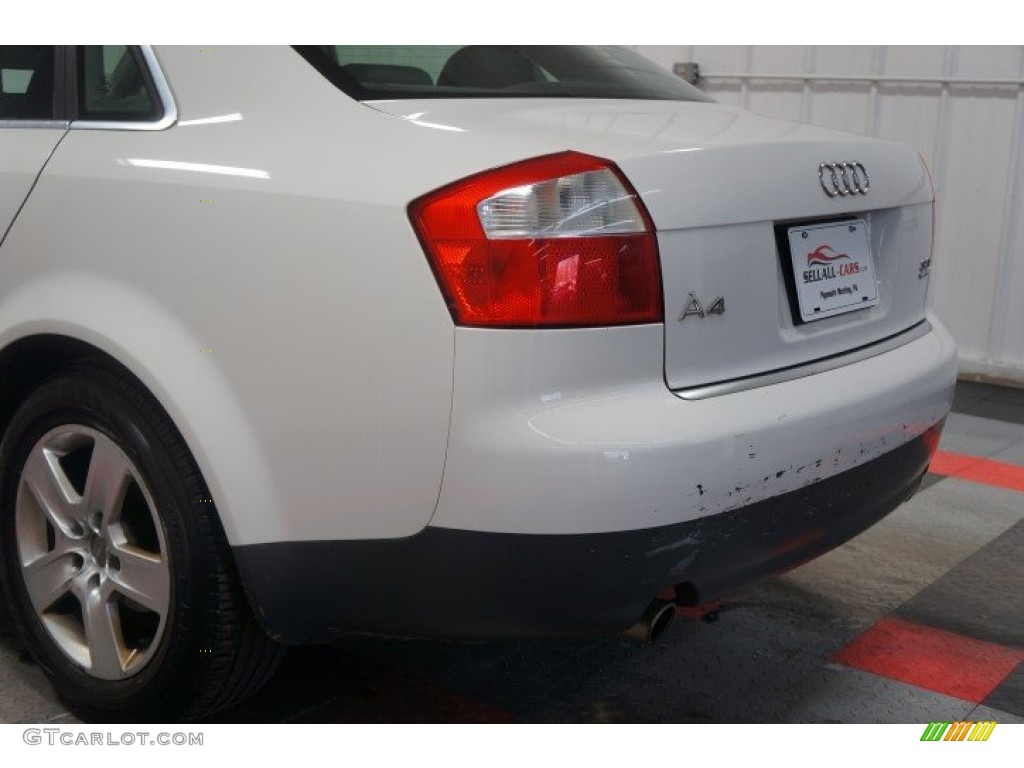 2003 A4 3.0 quattro Sedan - Polar White / Ebony photo #74