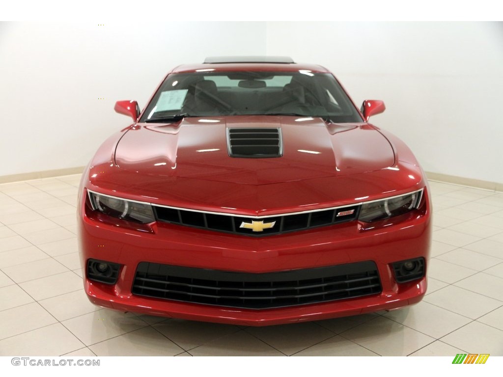 2014 Camaro SS Coupe - Crystal Red Tintcoat / Black photo #2