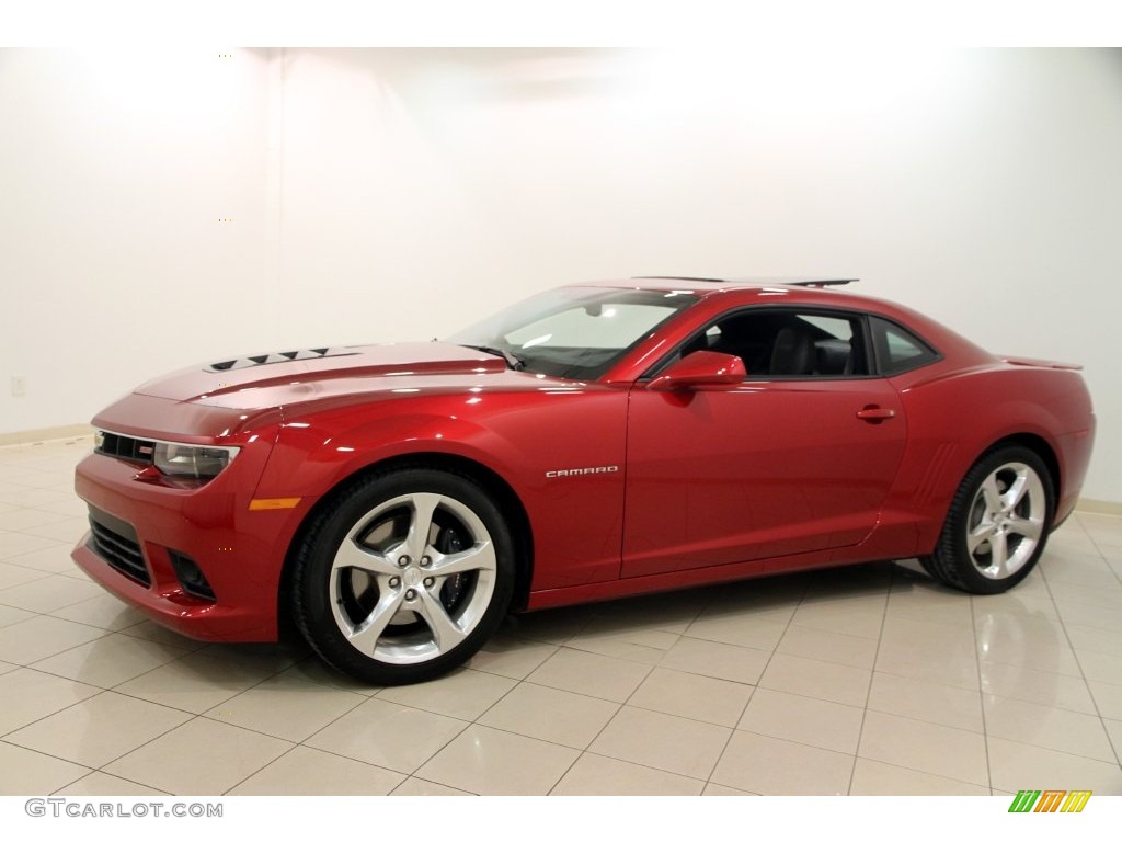 2014 Camaro SS Coupe - Crystal Red Tintcoat / Black photo #3