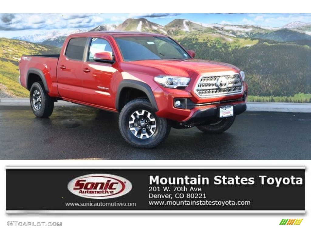 2016 Tacoma TRD Off-Road Double Cab 4x4 - Barcelona Red Metallic / TRD Graphite photo #1