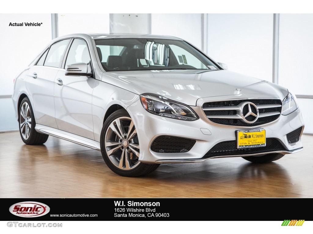 2016 E 350 Sedan - Iridium Silver Metallic / Black photo #1