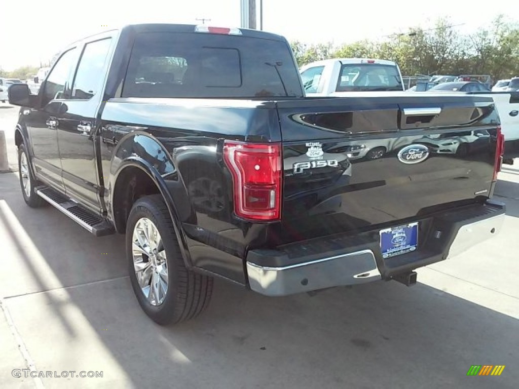 2016 F150 Lariat SuperCrew - Shadow Black / Black photo #15