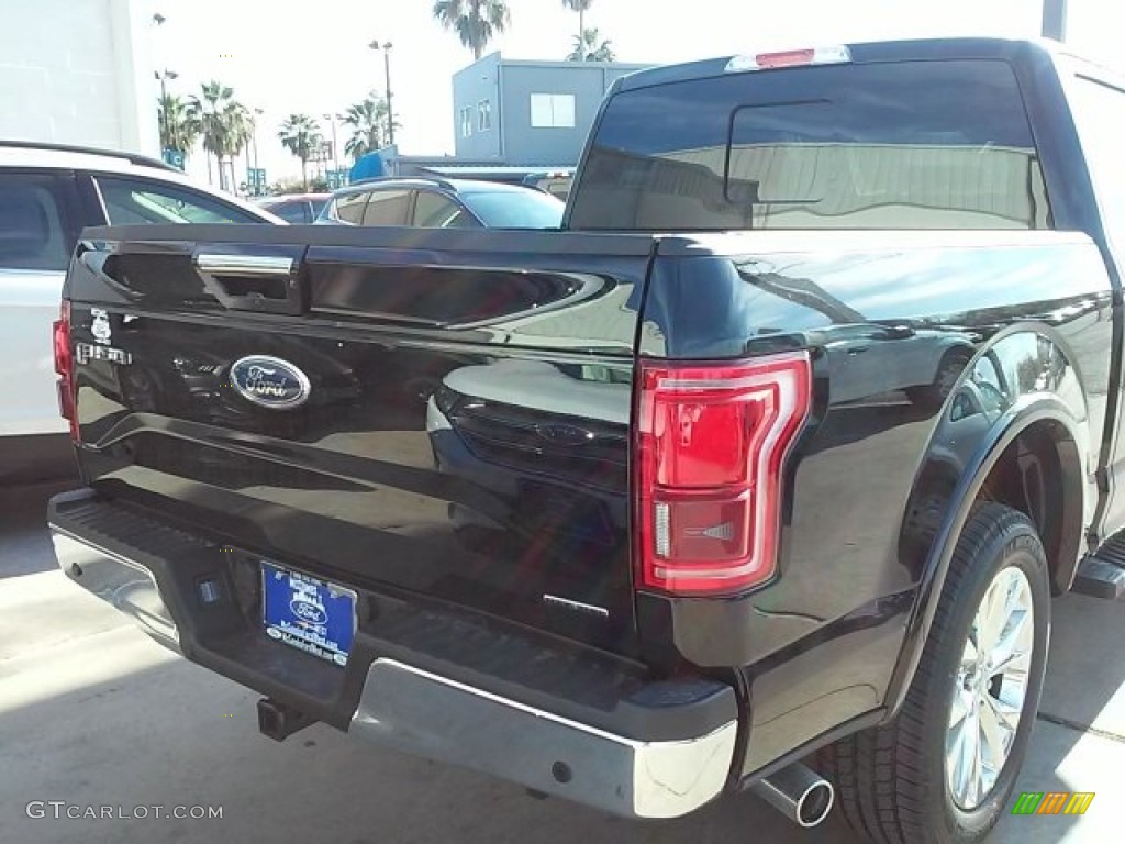 2016 F150 Lariat SuperCrew - Shadow Black / Black photo #18